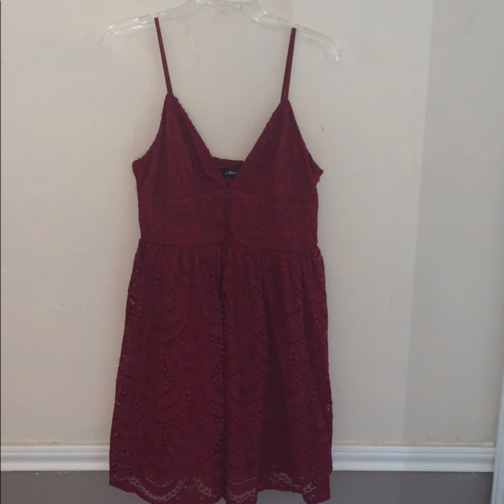 Cute Lace Skater Dress